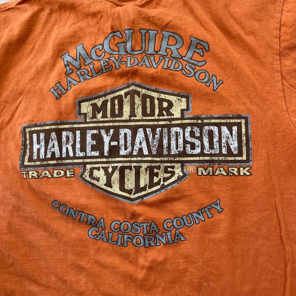 Harley Davidson "Finest Quality" 1903 Brown T-Shirt XL Contra Costa County CA - Picture 4 of 7